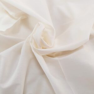 Poplin Bumbac si Elastan Crem / Ivoar - imagine 1