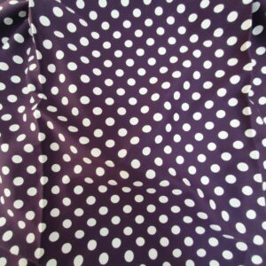 Bumbac Satinat Imprimat Buline / Mov - imagine 2