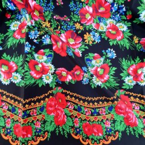 Barbie / Viena Imp. Traditional Floral Negru - imagine 2