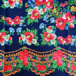 Barbie / Viena Imp. Traditional Floral Bluemarin - imagine 3