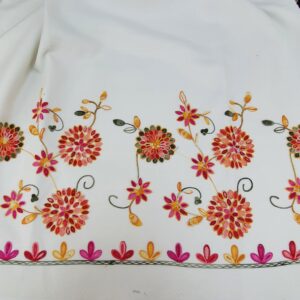 Stofa De Palton Brodat Crem / Unt - imagine 3