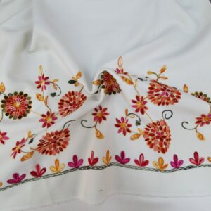 Stofa De Palton Brodat Crem / Unt - imagine 7