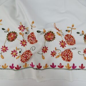 Stofa De Palton Brodat Crem / Unt - imagine 8