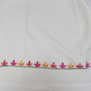 Stofa De Palton Brodat Crem / Unt - imagine 9