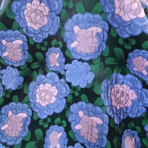 Jaquard Flower Lila / Albastru - imagine 4