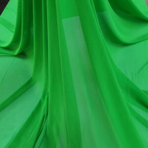 Tulle Elastic Simplu Verde Neon - imagine 2