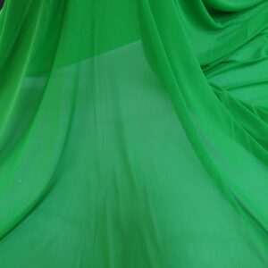 Tulle Elastic Simplu Verde Neon - imagine 4