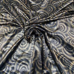 Satin Foil Negru/Auriu - imagine 3