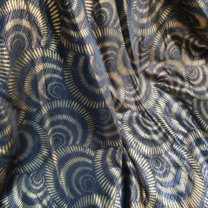 Satin Foil Negru/Auriu - imagine 1