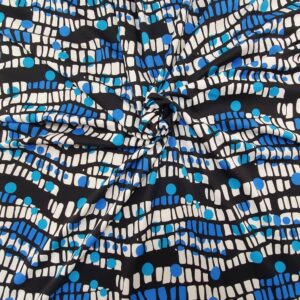 Pontiroma Imprimat Albastru - imagine 1