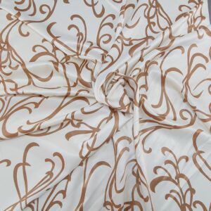 Satin Elastic Imprimat Gros - imagine 1