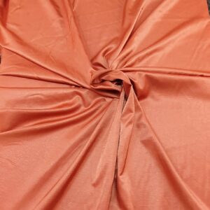 Satin Neelastic Caramiziu - imagine 1