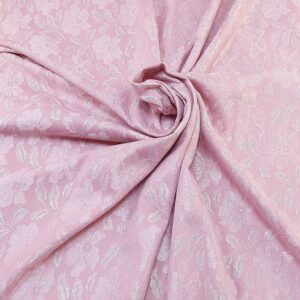 Jerse cu Dantela Metalica Lipita Roz - imagine 1