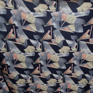 Jerse Burbery Imprimat Gri / Navy - imagine 3