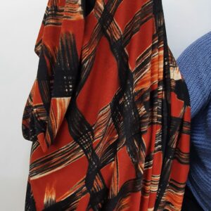 Jerse Burbery Imprimat Caramiziu - imagine 3