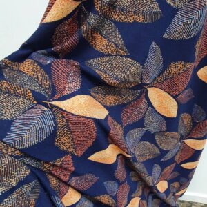 Jerse Burbery Imprimat Navy / Maro - imagine 1