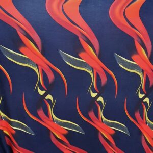 Jerse Burbery Imprimat Bleumarin / Corai - imagine 2