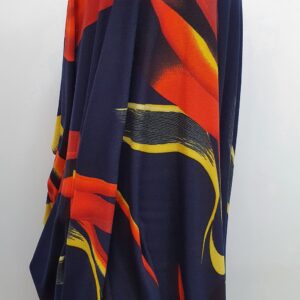 Jerse Burbery Imprimat Bleumarin / Corai - imagine 1