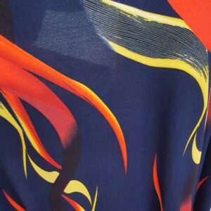 Jerse Burbery Imprimat Bleumarin / Corai - imagine 5