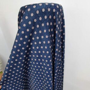 Jerse Burbery Imprimat Navy / Roz - imagine 1