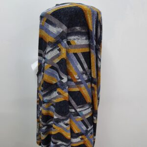 Jerse Burbery Imprimat Navy / Galben - imagine 5