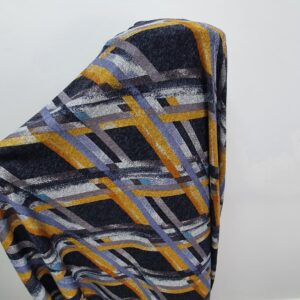 Jerse Burbery Imprimat Navy / Galben - imagine 6