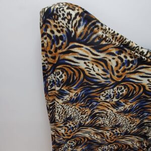 Lycra Imprimata Animal Print Maro - imagine 5