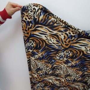 Lycra Imprimata Animal Print Maro - imagine 8