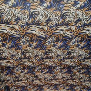 Lycra Imprimata Animal Print Maro - imagine 7