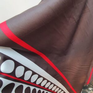 Bumbac Satinat Imprimat Maro / Alb - imagine 5