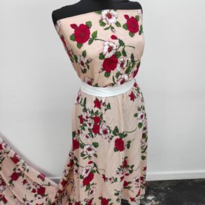 Vascoza Imprimat Floral Piersica - imagine 3