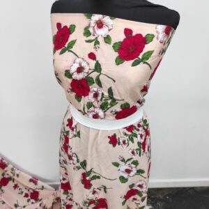 Vascoza Imprimat Floral Piersica - imagine 1