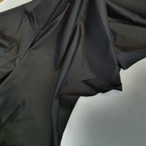 Bumbac Satinat Uni Negru Mat - imagine 5