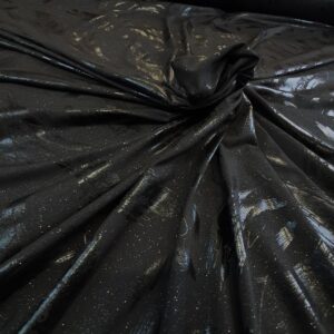 Lycra Design Negru Cu Sclipici - imagine 1