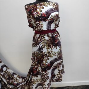 Vascoza Imprimat Frunze Grena - imagine 4