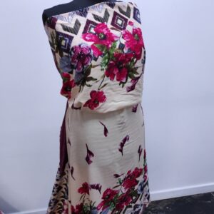 Vascoza Charlie Imprimat Floral Bej - imagine 2