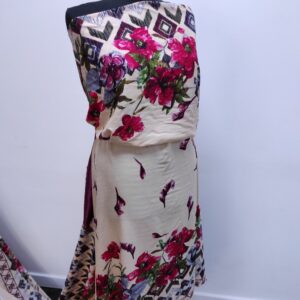 Vascoza Charlie Imprimat Floral Bej - imagine 3