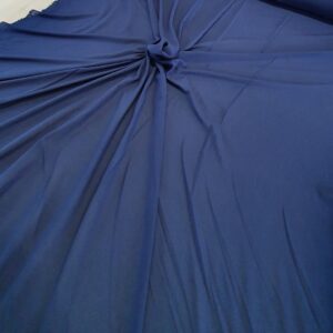 Dublu Voal Elastic Bluemarin - imagine 4