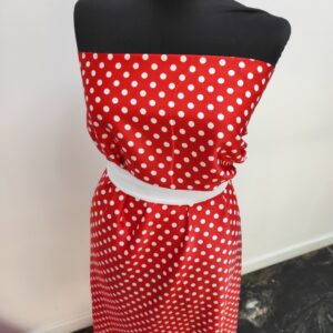 Satin Soft Rosu / Buline Albe - imagine 4