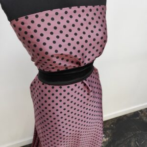 Satin Soft Lila Inchis / Buline Negre - imagine 3