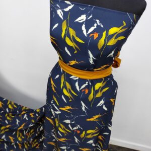 Barbie / Viena Imprimat Navy Frunze - imagine 5