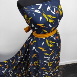 Barbie / Viena Imprimat Navy Frunze - imagine 2