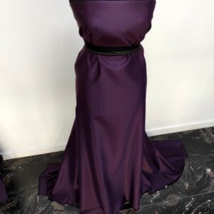 Tafta Fixa Ducesa Satin Ne-elastica Mov - imagine 4