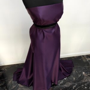 Tafta Fixa Ducesa Satin Ne-elastica Mov - imagine 1