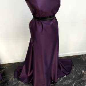 Tafta Fixa Ducesa Satin Ne-elastica Mov - imagine 6