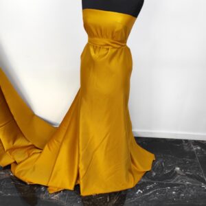 Tafta Fixa Ducesa Satin Ne-elastica Mustar - imagine 6