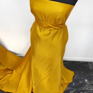 Tafta Fixa Ducesa Satin Ne-elastica Mustar - imagine 3