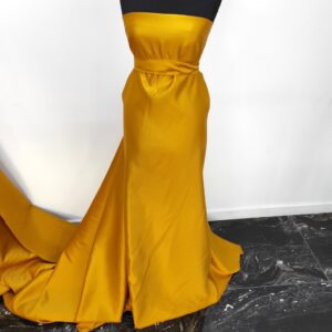 Tafta Fixa Ducesa Satin Ne-elastica Mustar - imagine 7