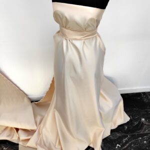 Tafta Fixa Ducesa Satin Ne-elastica Nude - imagine 3