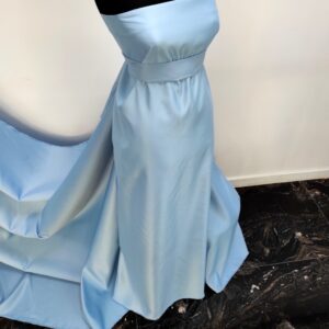 Tafta Fixa Ducesa Satin Ne-elastica Bleu - imagine 6